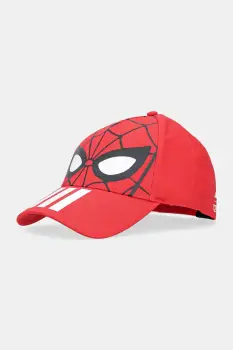 adidas Performance sapca de baseball din bumbac pentru copii Marvel culoare rosie JM1830 imagine