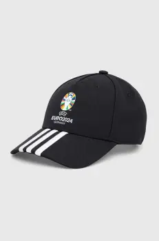 adidas Performance sapca Euro 2024 culoarea negru, cu imprimeu, IT3313 imagine