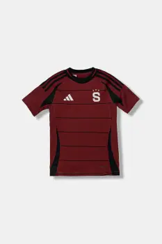 adidas Performance tricou copii ACSP culoarea bordo, cu imprimeu, IT4381 imagine