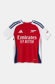 adidas Performance tricou copii AFC culoarea rosu, modelator, IS8141 imagine