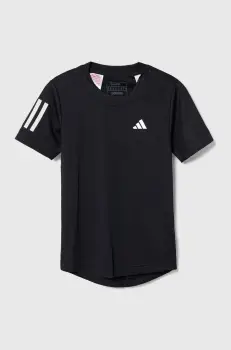 adidas Performance tricou copii B CLUB 3STR TEE culoarea negru, cu imprimeu, HR4229 imagine