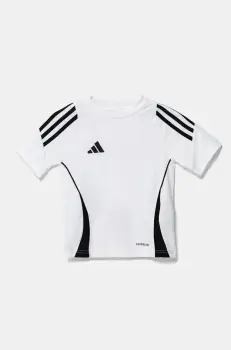 adidas Performance tricou copii culoarea alb, cu imprimeu, IS1033 imagine