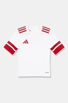 adidas Performance tricou copii culoarea alb, cu imprimeu, JJ0059 imagine