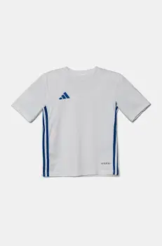 adidas Performance tricou copii culoarea alb, cu imprimeu, JJ1154 imagine