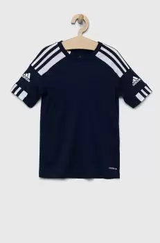 adidas Performance tricou copii culoarea albastru marin, cu imprimeu imagine
