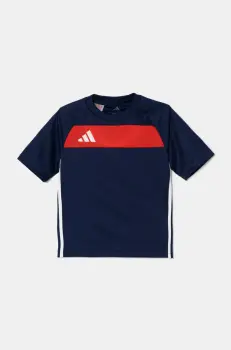 adidas Performance tricou copii culoarea bleumarin, cu imprimeu, JD0586 imagine