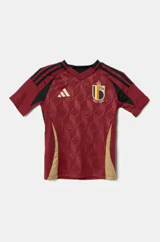 adidas Performance tricou copii culoarea bordo, modelator, IQ0777 imagine