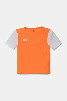 adidas Performance tricou copii culoarea portocaliu, cu imprimeu, DP3227 imagine