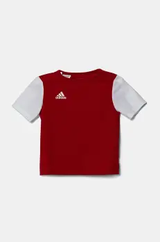 adidas Performance tricou copii culoarea rosu, cu imprimeu, DP3215 imagine
