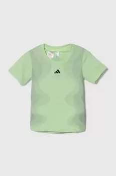 adidas Performance tricou copii culoarea verde, cu imprimeu imagine