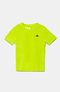 adidas Performance tricou copii culoarea verde, cu imprimeu, JP0996 imagine