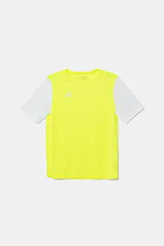 adidas Performance tricou copii culoarea verde, uni, DP3229 imagine