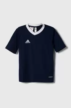 adidas Performance tricou copii ENT22 JSY Y culoarea albastru marin, modelator imagine