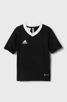 adidas Performance tricou copii ENT22 JSY Y culoarea negru, cu imprimeu imagine