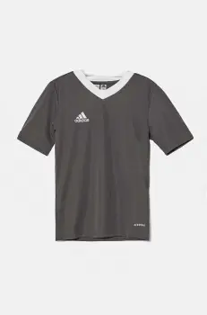 adidas Performance tricou copii ENT22SY culoarea gri, neted, H57499 imagine