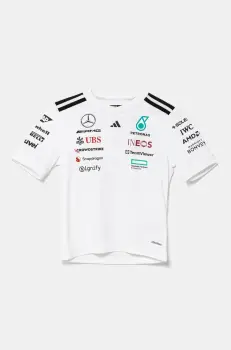 adidas Performance tricou copii MER DR culoarea alb, cu imprimeu, JX5803 imagine