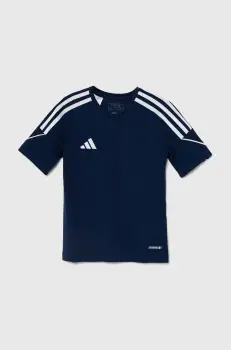 adidas Performance tricou copii TIRO 23SY culoarea albastru marin, cu imprimeu, HR4618 imagine