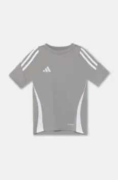 adidas Performance tricou copii TIRO24SYY culoarea gri, cu imprimeu, IS1031 imagine