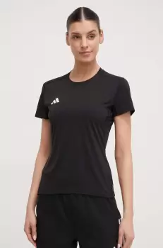 adidas Performance tricou de alergare Adizero culoarea negru imagine