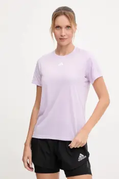 adidas Performance tricou de antrenament Aeroready Wourkout Essentials culoarea violet, JY4574 imagine