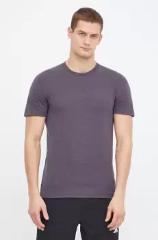 adidas Performance tricou de antrenament culoarea violet, melanj imagine