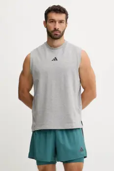 adidas Performance tricou de antrenament Designed for Training culoarea gri, KB9831 imagine