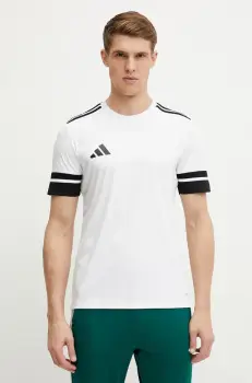 adidas Performance tricou de antrenament Squad 25 culoarea alb, cu imprimeu, JG5835 imagine