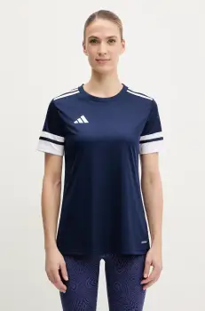 adidas Performance tricou de antrenament Squad 25 culoarea albastru marin, JI9987 imagine