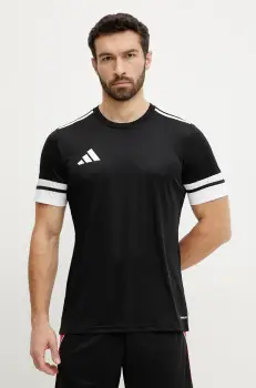 adidas Performance tricou de antrenament Squad 25 culoarea negru, cu imprimeu, JG5832 imagine