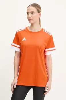 adidas Performance tricou de antrenament Squad 25 culoarea portocaliu, JC8662 imagine