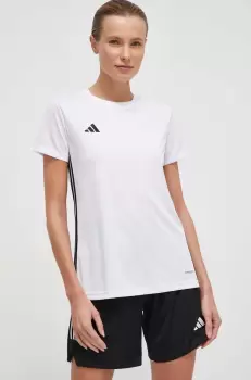 adidas Performance tricou de antrenament Tabela 23 culoarea alb imagine