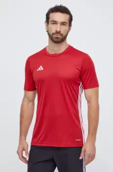 adidas Performance tricou de antrenament Tabela 23 culoarea rosu, cu imprimeu imagine