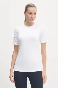 adidas Performance tricou de antrenament Techfit culoarea bej, IX3254 imagine