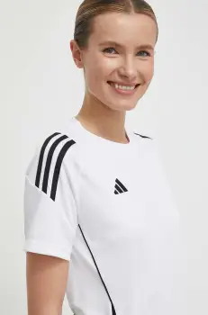 adidas Performance tricou de antrenament Tiro 24 culoarea alb, IS1024 imagine
