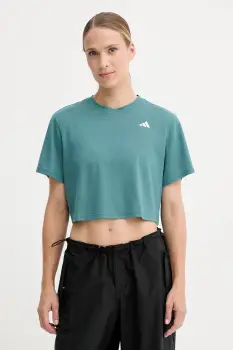 adidas Performance tricou de antrenament WORKOUT ESSENTIALS culoarea verde, JY2218 imagine