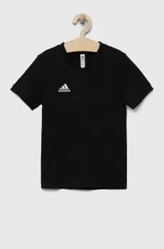 adidas Performance tricou de bumbac pentru copii ENT22 TEE Y culoarea negru, cu imprimeu imagine