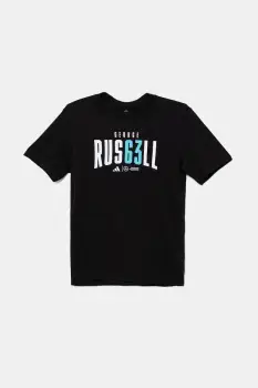 adidas Performance tricou de bumbac pentru copii MERCEDES culoarea negru, cu imprimeu, JZ8908 imagine