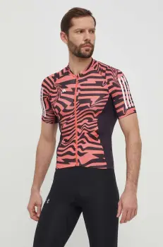 adidas Performance tricou de ciclism culoarea rosu, modelator, IN4591 imagine