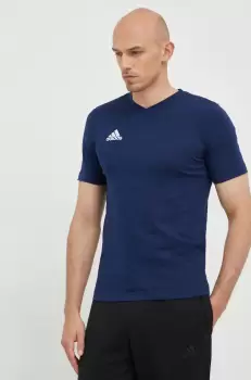 adidas Performance tricou Entrada 22 barbati, culoarea albastru marin, neted imagine