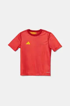 adidas Performance tricou pentru copii cu doua fete culoarea portocaliu, modelator, IN8129 imagine