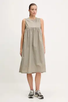 adidas rochie City Escape culoarea verde, mini, evazata, JC5122 imagine