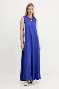 adidas rochie House of Tiro maxi, evazati, JW6819 imagine