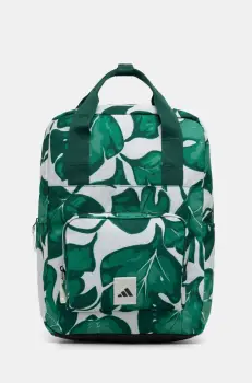 adidas rucsac W LEAF BACKPACK femei, culoarea verde, mare, modelator, JG1111 imagine