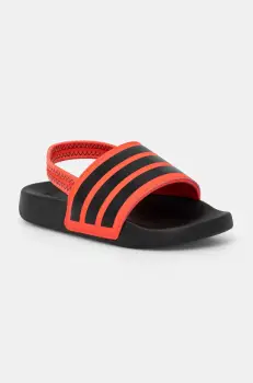 adidas sandale copii ADILETTE ESTRAP culoarea negru, JR5329 imagine