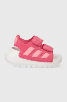 adidas sandale copii ALTASWIM 2.0 I culoarea roz imagine