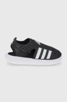 adidas sandale copii culoarea negru imagine