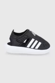 adidas sandale copii GW0391 culoarea negru imagine
