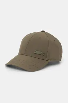 adidas sapca BB CAP LT MET culoarea verde, neted, JF8485 imagine