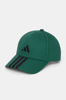 adidas sapca BBALL 3S CAP NL culoarea verde, cu imprimeu, JP0388 imagine