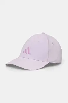 adidas sapca BBCAP LT NL culoarea violet, neted, JN2413 imagine